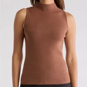 Elie Taharia • Sleeveless Funnel Neck Sweater • M